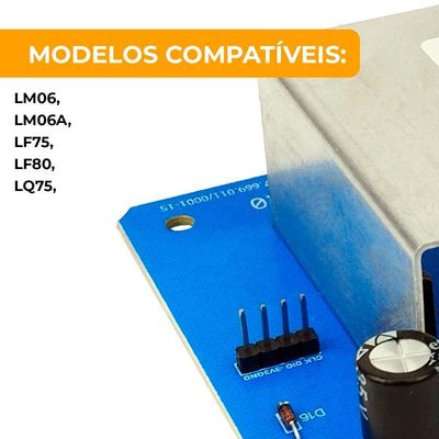 Placa Eletrônica Electrolux Lm06, Lm06a, Lt75, Lf80, Lq75 - 64800160 127/220v - Alado