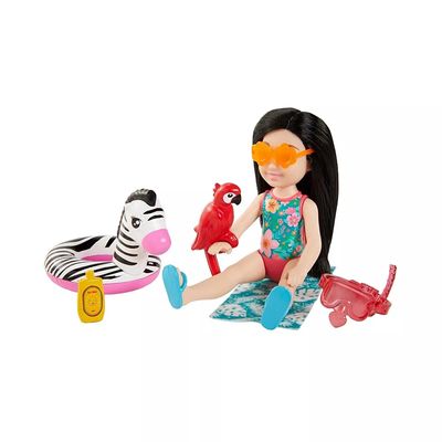 Boneca Barbie Chelsea Conjunto Praia e Animais de Estimação Modelo 2