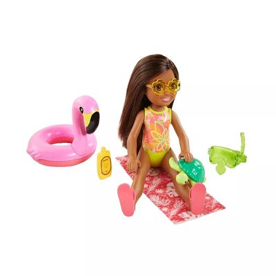 Boneca Barbie Chelsea Conjunto Praia e Animais de Estimação Modelo 3
