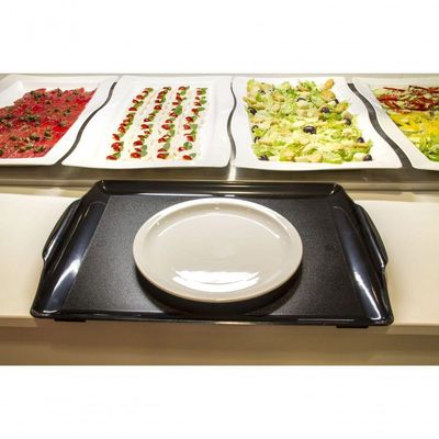 Bandeja Square Retangular 35x50 Vermelha Em Policarbonato Linha Profissional Cook Vem