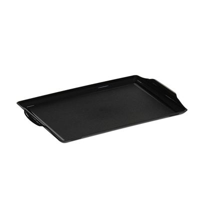 Bandeja Square Retangular 23x35 Preta Em Policarbonato Linha Profissional Cook Vem