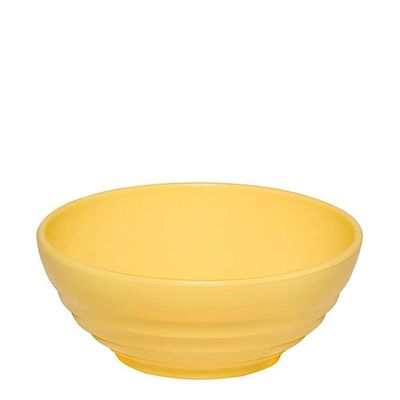 Bowl Oriental Redonda 500ml Amarela Clara Em Polipropileno Linha Tendência Vem