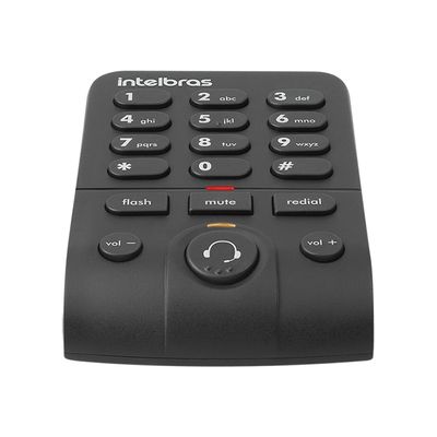 Aparelho Telefone Fixo com Headset Telemarketing e Base Discadora Intelbras Hsb 50