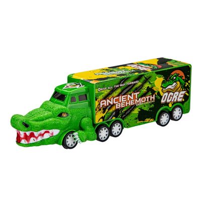 Kit Carrinhos Le Fricção com Lançador Verde