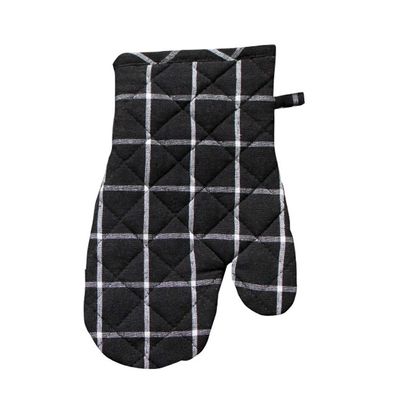 Luva Térmica de Cozinha em Algodão Le Grid Preto