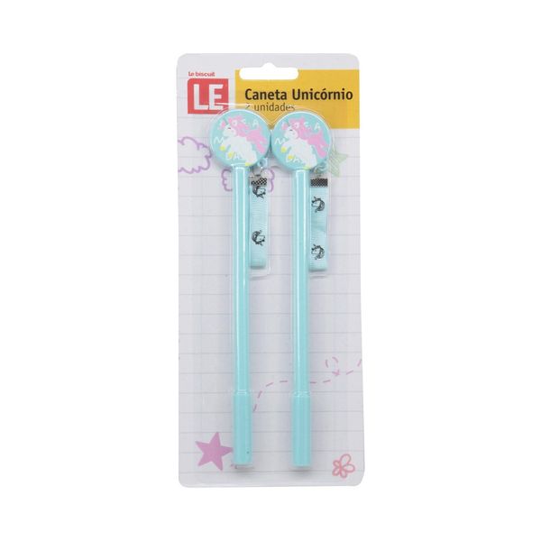 Caneta Fine Line Le Unicórnio 0.5mm com 2 Unidades Azul