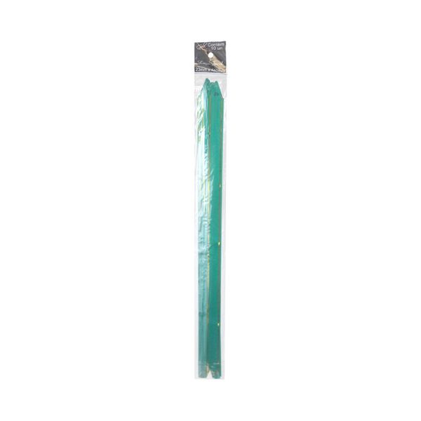 Laço Fácil Gala Embalagens Fio Dourado com 10 Unidades 2,3x44cm Verde