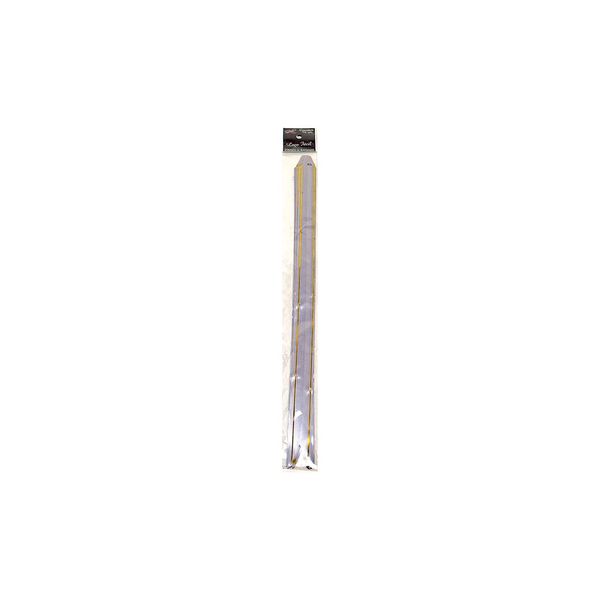 Laço Fácil Gala Embalagens Fio Dourado com 10 Unidades 2,3x44cm Prata