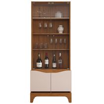 Cristaleira Para Sala de Jantar Bar Adega 2 Portas Clarice D05 Freijó Off White - Lyam Decor