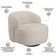 Sofá 4 Lugares Curvo Orgânico com 02 Poltronas Para Sala Living 280cm Barolo L06 Linho Bege - Lyam Decor