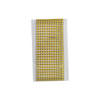 Manta Strass Redonda 11,5cmx90cm Dourado