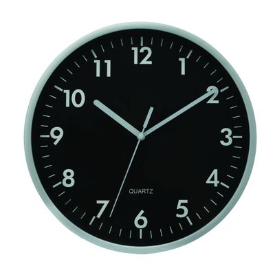 Relógio de parede Yazi 25cm Prata