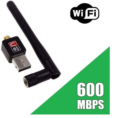 Adaptador Antena Wifi USB Wireless N - Pc Notebook Computador 600 Mbps