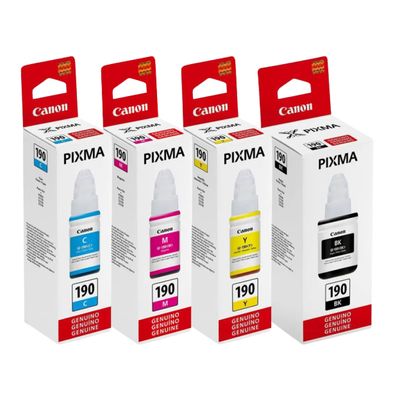 Kit Refil de Tinta Gi-190 4 Cores- Canon Pixma