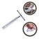 Kit 2 Aparelho Barbear Borboleta Metal Vintage Barbeador