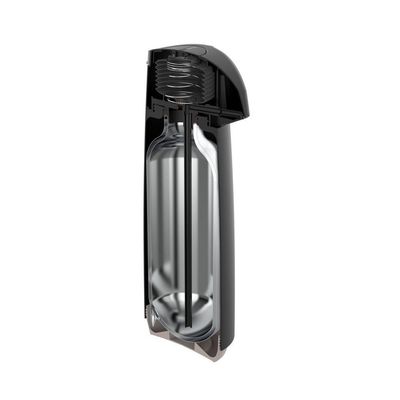 Garrafa Térmica Tramontina Exata Em Plástico Preto Com Ampola De Vidro 1,8 L