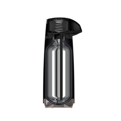 Garrafa Térmica Tramontina Exata Em Plástico Preto Com Ampola De Vidro 1,8 L