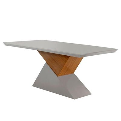 Sala jantar tampo em Mdf 6 Cadeiras creme,off white e imbuia