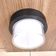 Hevvy Arandela Led 12w 4200k Red Preta O-2360b-12pt42k