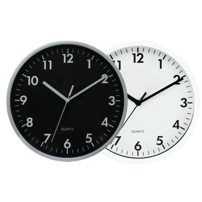 Relógio de parede Yazi 25cm Branco