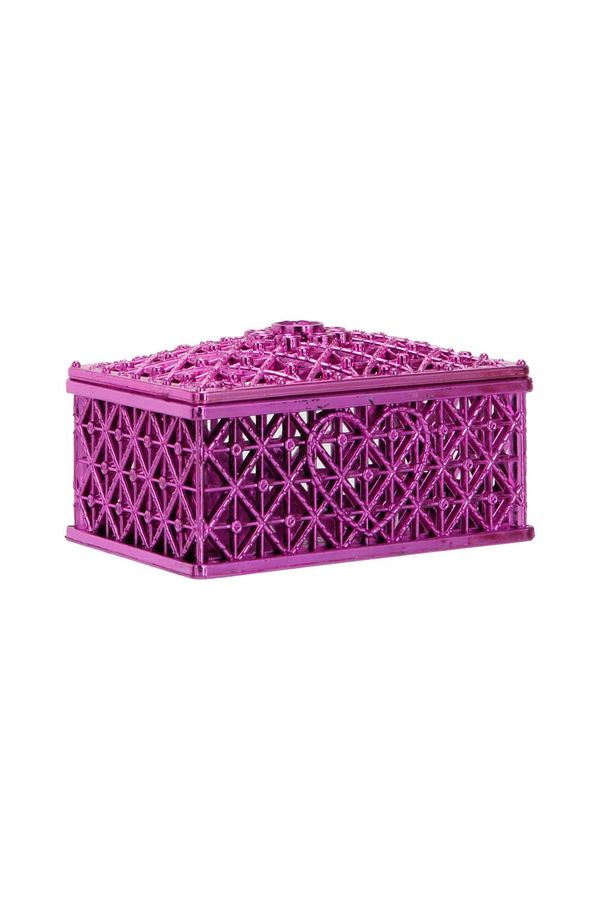 Lembrancinha Le Caixa Retangular Mini com 6 Unidades Roxo