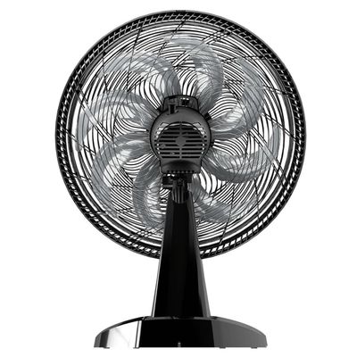 VENTILADOR WAP DE MESA E PAREDE 8 PÁS FLOW TURBO 2 EM 1 50CM PRETO E CINZA 110V FW009218