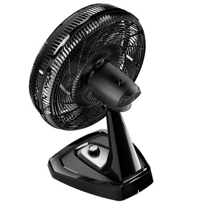 VENTILADOR WAP DE MESA E PAREDE 8 PÁS FLOW TURBO 2 EM 1 50CM PRETO E CINZA 110V FW009218