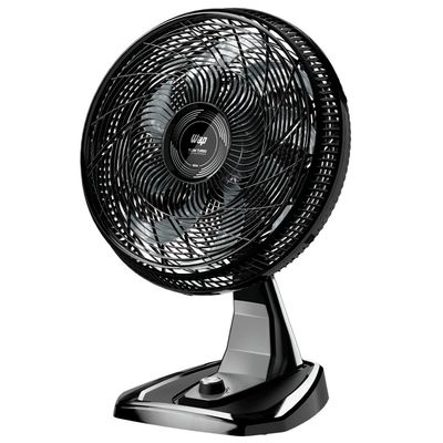 VENTILADOR WAP DE MESA E PAREDE 8 PÁS FLOW TURBO 2 EM 1 50CM PRETO E CINZA 110V FW009218