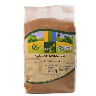 Açúcar Mascavo Orgânico Organic 500g