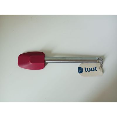 ESPÁTULA PEQUENA SILICONE CABO INOX ELITE