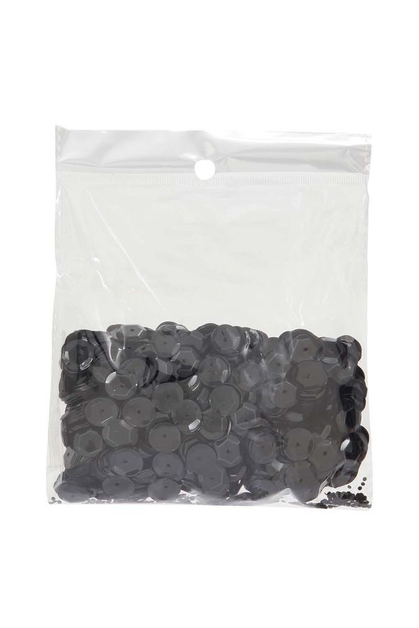 Lantejoula 10mm 50g Metálico Preto