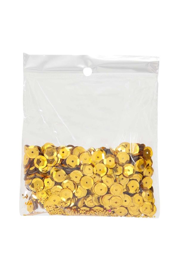 Lantejoula 10mm 50g Metálico Ouro