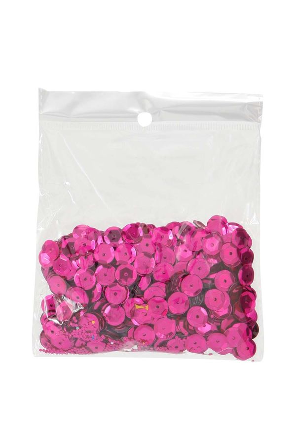 Lantejoula 10mm 50g Metálico Rosa pink