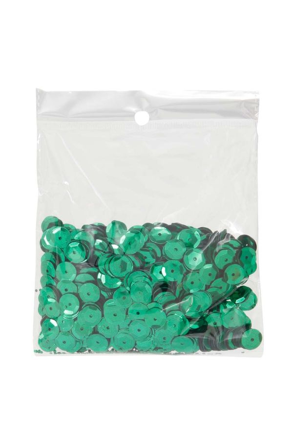 Lantejoula 10mm 50g Metálico Verde