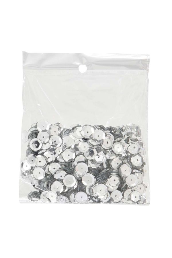 Lantejoula 10mm 50g Metálico Prata