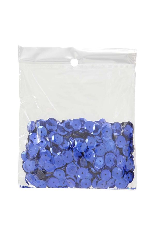 Lantejoula 10mm 50g Metálico Azul