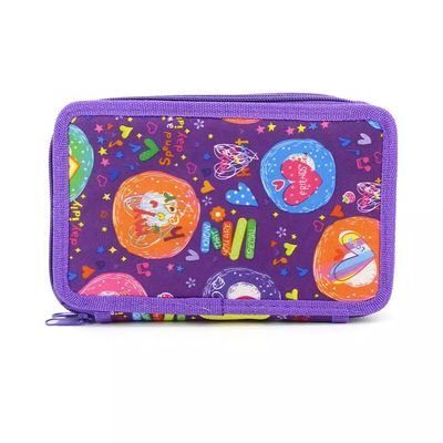 Porta Acessórios Le Box Estampado Color com 02 Divisórias 20x12,5cm Lilás