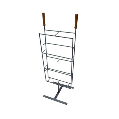 Espeto Costela Costelão Fogo Chão Base Giratória 104x35cm