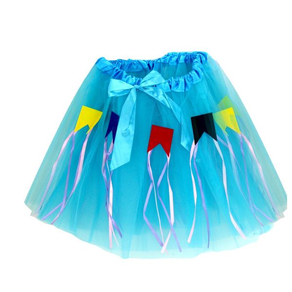 Saia Junina Le 40cm Azul