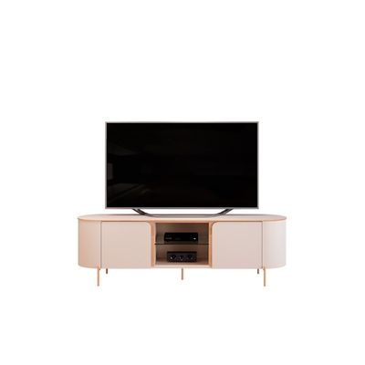 Rack Bancada para TV até 65 DJ Móveis Adele Off White