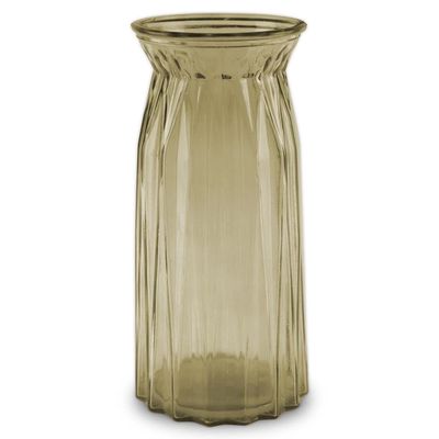 Vaso Le Flower Ambar 9x24,8cm Amarelo