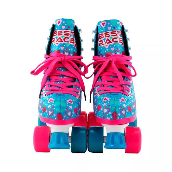 Patins Retrô Bbr 4 Rodas com Led Na Sola Tamanho 37 a 38 Modelo 1