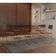 Kit 6 Cadeiras De Jantar Industrial Estofadas Veludo Marrom Base Cobre Vitoria Marrom