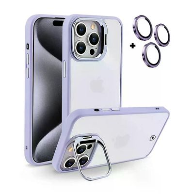 Kit Capa Gravity Lilás e Película Ultra Safe para iPhone 15 Pro - Gshield