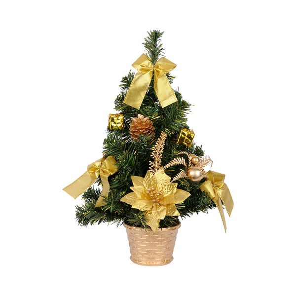 Árvore de Natal Le Decorada 40,5cm Dourado
