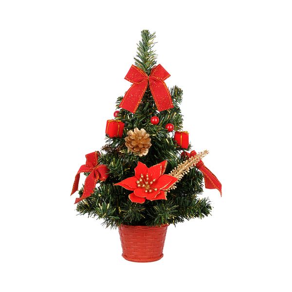 Árvore de Natal Le Decorada 40,5cm Vermelho