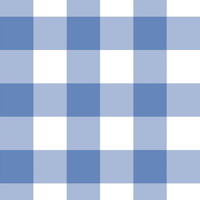 Papel de Parede Doce Estilo Xadrez Azul 81833