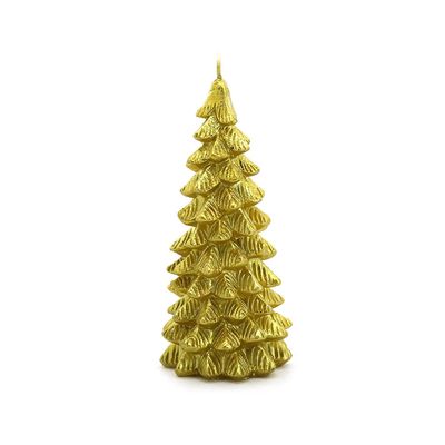 Vela Le Árvore de Natal 17cm Dourado