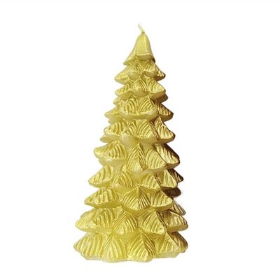 Vela Le Árvore de Natal 17cm Dourado