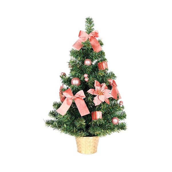 Árvore de Natal Le Decorada 60cm Rose gold